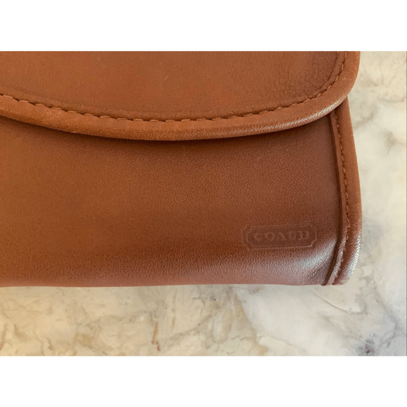 Coach Vintage British Tan Leather Multifunction Wallet 7219 - Picture 10 of 10